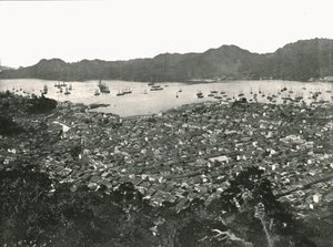 Panorama miasta, Nagasaki, Japonia, 1895. autorstwa Unbekannt