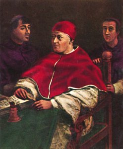 Papież Leon X 1475-1521, 1934. autorstwa Unbekannt