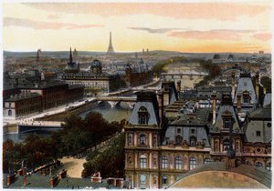 Paryż, Francja, ok. 1900 autorstwa Unbekannt