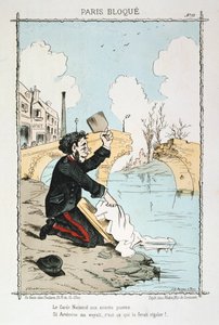 Oblężony Paryż, 1870-1871 autorstwa Unbekannt