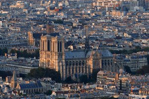 Paryż, katedra Notre Dame de Paris, Paryż, Francja autorstwa Unbekannt