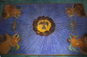Kościół parafialny (Kościół Matki Bożej Solers). Wnętrze. autorstwa Unbekannt