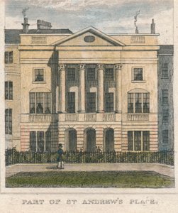 Część St. Andrews Place, XIX wiek. autorstwa Unbekannt