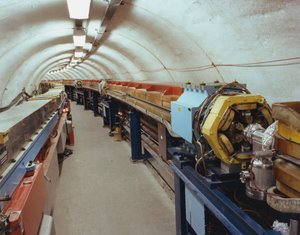 Tunel akceleratora cząstek, Cern, Genewa, XX wiek autorstwa Unbekannt