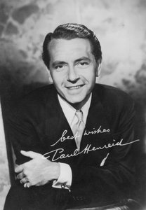 Paul Henreid 1908-1992, urodzony w Austrii amerykański aktor i reżyser, ok. 1940 autorstwa Unbekannt