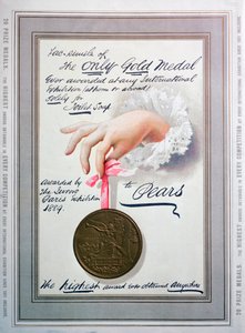 Reklama mydła gruszki, 1895 autorstwa Unbekannt
