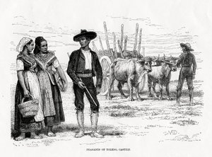Chłopi z Toledo, Kastylia-La Mancha, Hiszpania, 1879 r. autorstwa Unbekannt