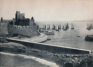 Peel - Stary Zamek i Port, 1895 autorstwa Unbekannt