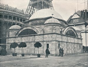 Półwysep i pawilon orientalny nad rzeką, ok. 1900 autorstwa Unbekannt