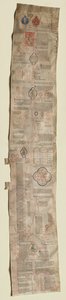 Piotr z Poitiers Kompendium Historiae w Genealogia Christi, c. 1220 autorstwa Unbekannt