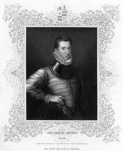 Philip Sidney, XVI-wieczny żołnierz angielski, mąż stanu, poeta i patron poetów, ok. 1840 r. autorstwa Unbekannt
