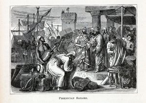 Feniccy żeglarze, 1882 autorstwa Unbekannt