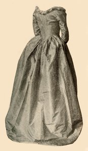 Obraz niebieskiej interesującej sukni noszonej przez panią St Clair, c1760, 1937. autorstwa Unbekannt