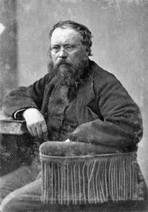 Pierre Joseph Proudhon, francuski mulualistyczny filozof polityczny, c1845-1868 autorstwa Unbekannt