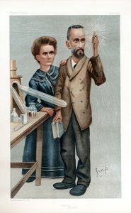 Pierre i Marie Curie, francuscy fizycy, 1904 autorstwa Unbekannt