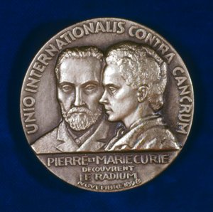 Pierre i Marie Curie, francuscy naukowcy autorstwa Unbekannt