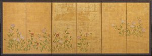 Różowe i czerwone maki, okres Edo, 1615-1868. autorstwa Unbekannt