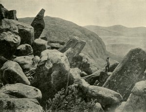 Pinnacle & Organ Pipes, Mount Wellington, 1901. autorstwa Unbekannt