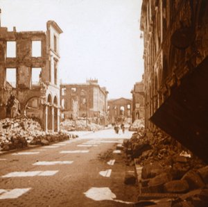 Place Royal, Reims, północna Francja, c1914-c1918 autorstwa Unbekannt