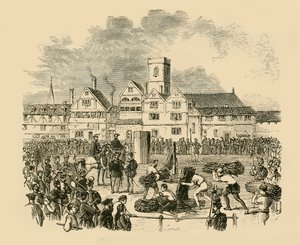 Miejsce straceń, Old Smithfield, 1890. autorstwa Unbekannt