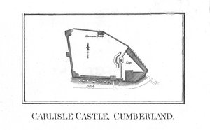 Plan zamku Carlisle, Cumberland, koniec XVIII wieku autorstwa Unbekannt