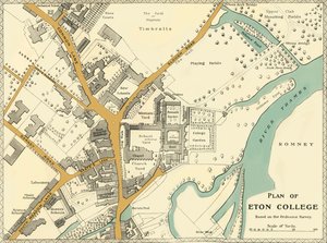 Plan Eton College, 1911. autorstwa Unbekannt