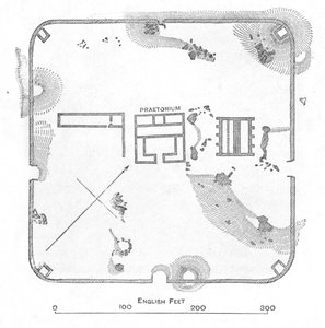 Plan fortu Hardknott, Cumberland, 1902 autorstwa Unbekannt