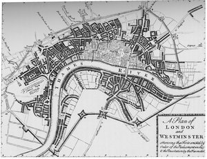 Plan Londynu i Westminsteru, 1749 1903 autorstwa Unbekannt