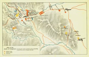 Plan bitwy pod Sekigaharą, 21 października 1600, 1903. autorstwa Unbekannt