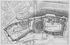 Plan Zamku, 1895 autorstwa Unbekannt