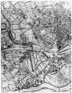 Plan parafii St Georges, Hanover Square, Londyn, 1907 autorstwa Unbekannt