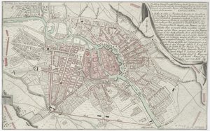 Plan Berlina 1760 autorstwa Unbekannt