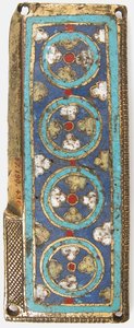 Tablica z sanktuarium relikwiarza, niemiecki lub południowo-niderlandzki, ca. 1175-1200. autorstwa Unbekannt