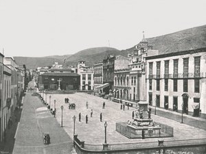 Plaza de la Candelaria, Santa Cruz de Tenerife, Wyspy Kanaryjskie, Hiszpania, 1895. autorstwa Unbekannt