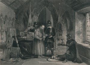 Grabież klasztorów, XIX w. autorstwa Unbekannt