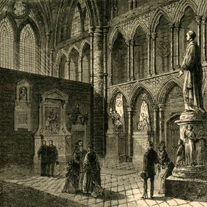Kącik Poetów, Opactwo Westminsterskie, 1881 r. autorstwa Unbekannt