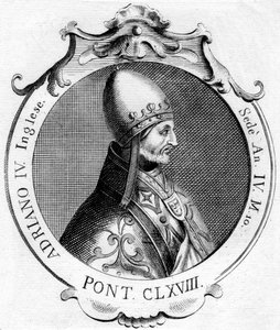 Papież Adrian IV autorstwa Unbekannt