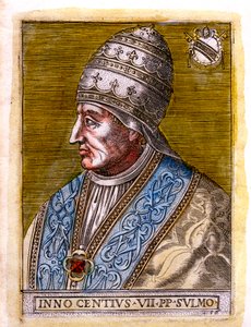 Papież Innocenty VII ok. 1336-1406, ok. XIX w. autorstwa Unbekannt