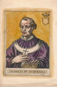 Papież Jan XVIII. autorstwa Unbekannt
