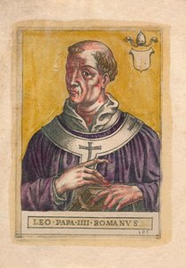 Papież Leon III. autorstwa Unbekannt