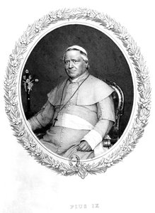 Papież Pius IX autorstwa Unbekannt