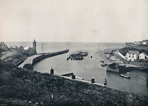 Porthleven - Port i punkt widokowy, 1895 autorstwa Unbekannt