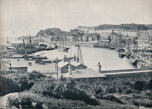 Portmadoc - Port i miasto, 1895 autorstwa Unbekannt