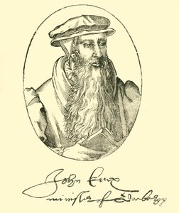 Portret i autograf Johna Knoxa, c1550-1560, 1890. autorstwa Unbekannt