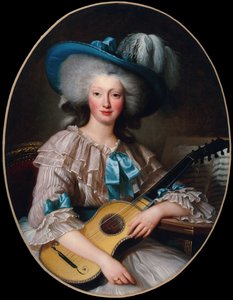 Portret Félicité-Louise de Frézals 1765-1854, ur. Esmangard de Beauval..., 1785. autorstwa Unbekannt