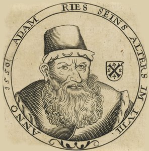 Portret Adama Riesa 149293-1559, ca. 1600. autorstwa Unbekannt
