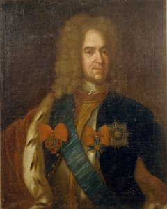 Portret Aleksandra Daniłowicza Mienszykowa, generalissimusa, księcia Świętego Cesarstwa Rzymskiego i księcia autorstwa Unbekannt