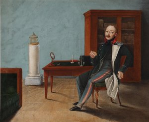 Portret Aleksandra Stiepanowicza Talyzina 1795-1858 w jego pracowni, lata 20. XIX wieku autorstwa Unbekannt