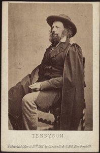 Portret Alfreda, Lorda Tennysona 1809-1892, 1861. autorstwa Unbekannt
