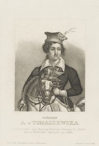 Portrait of Antonina Tomaszewska 1814-1883, c. 1850. autorstwa Unbekannt
